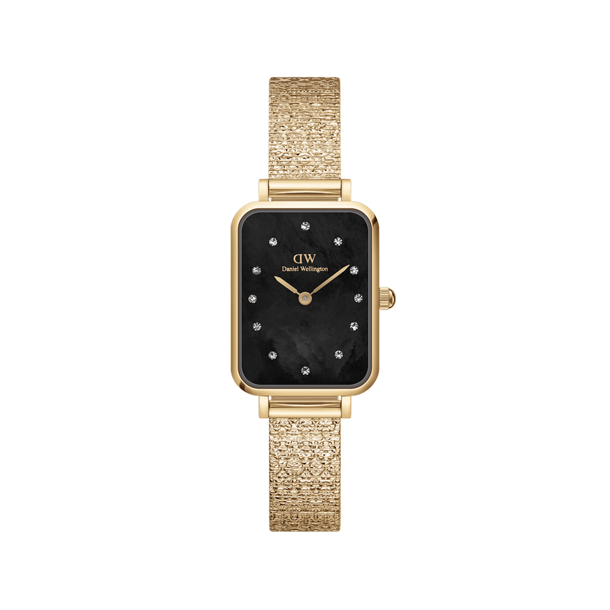 Quadro Lumine Pressed Piano Black MoP Gold