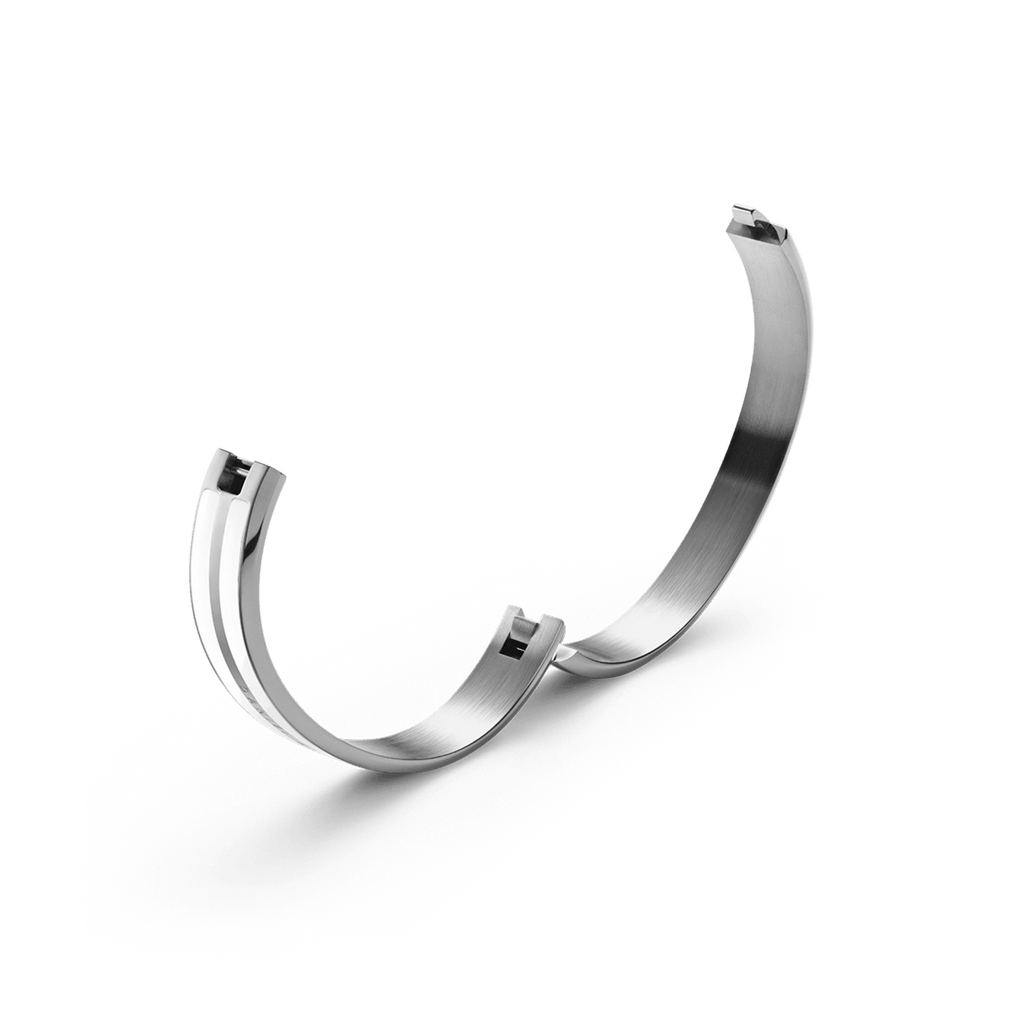 Emalie Infinite Silver Satin White