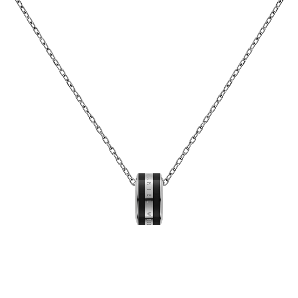 Emalie Necklace Silver Black