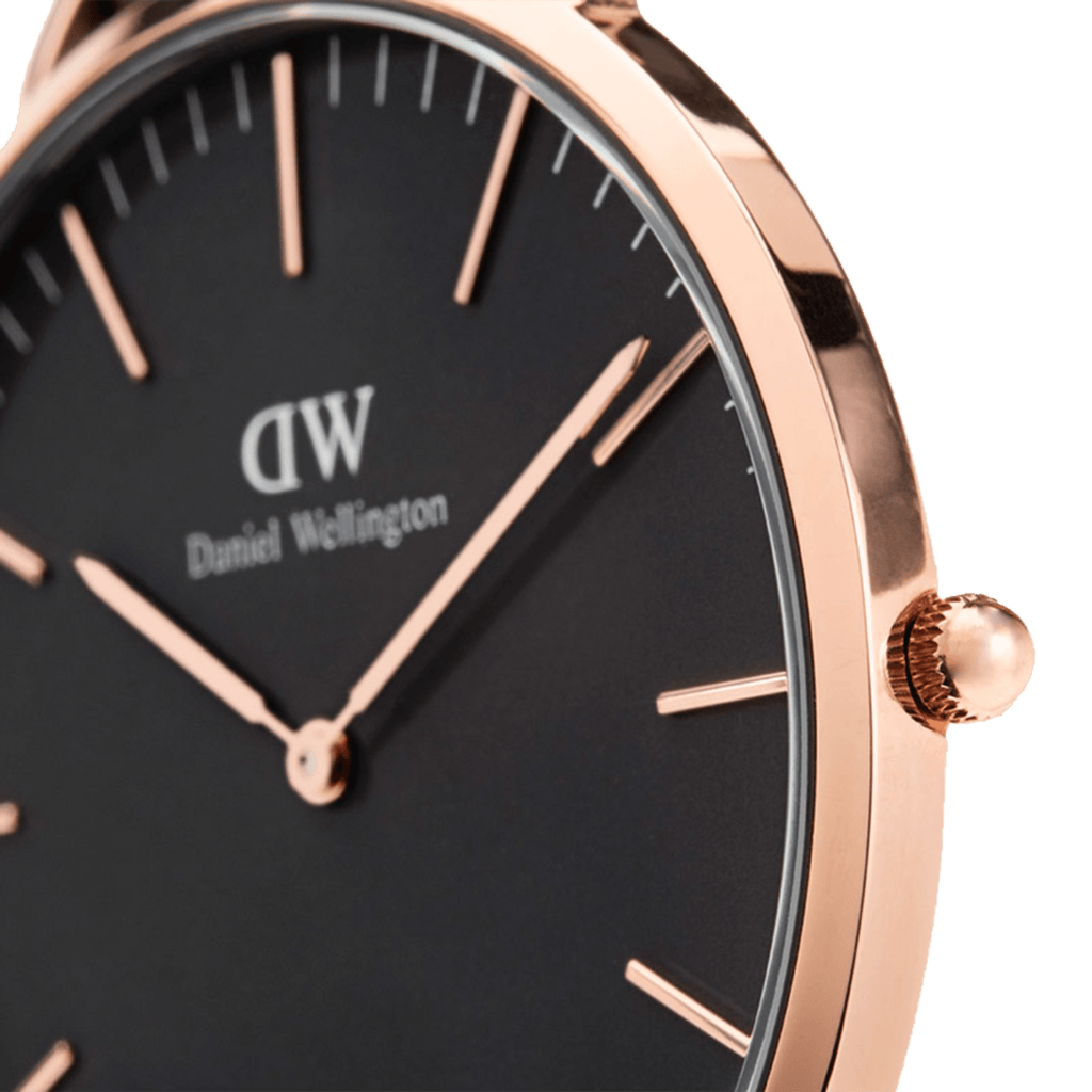 Classic Black St Mawes Rose Gold