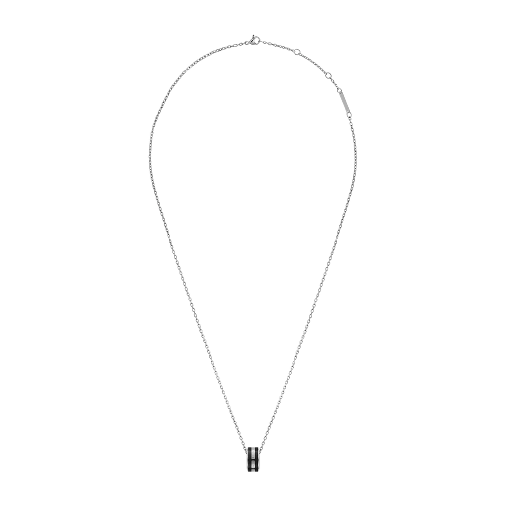 Emalie Necklace Silver Black