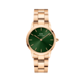 Iconic Link Emerald Green Rose Gold