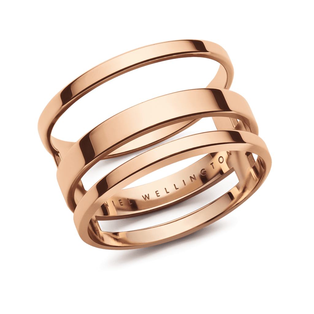 Elan Triad Ring Rose Gold
