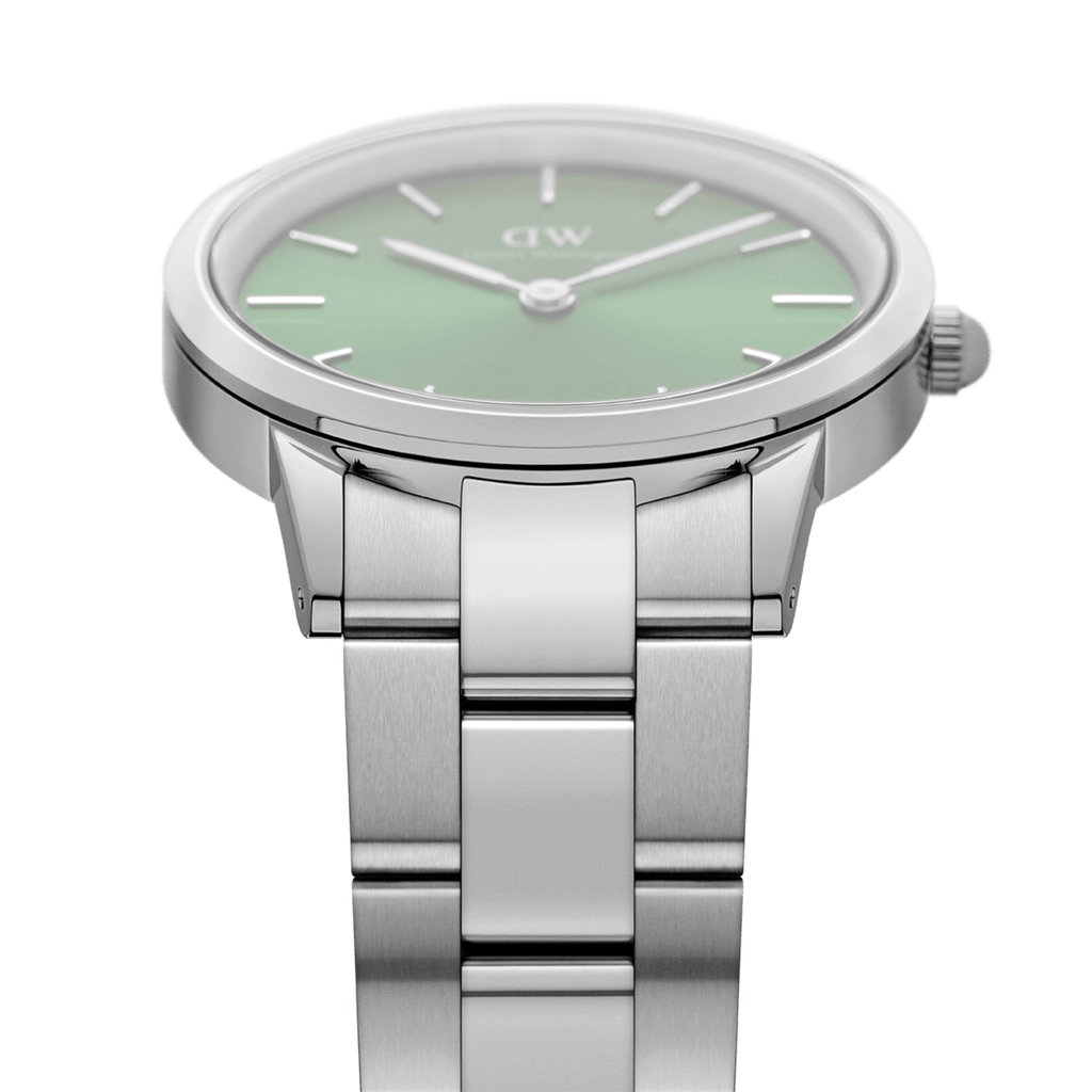 Iconic Link Emerald Green Silver