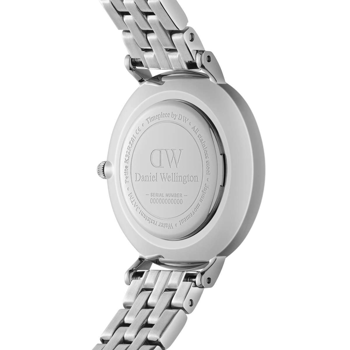 Petite Roman Numerals 5-Link Silver
