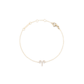 Crystal Zodiac Chain Bracelet Gold