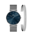 Classic Mesh Arctic + Elan Bracelet Silver