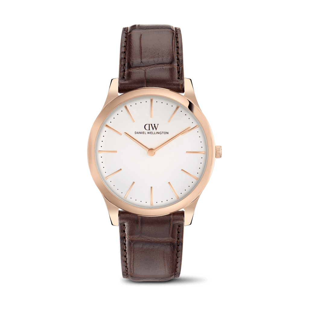 Pathfinder Brown-Croc Frost-White Rose Gold