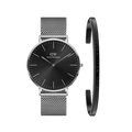 Classic Mesh Onyx + Classic Bracelet Silver