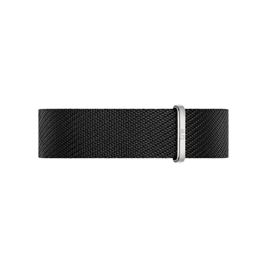 Iconic Black NATO White Dial