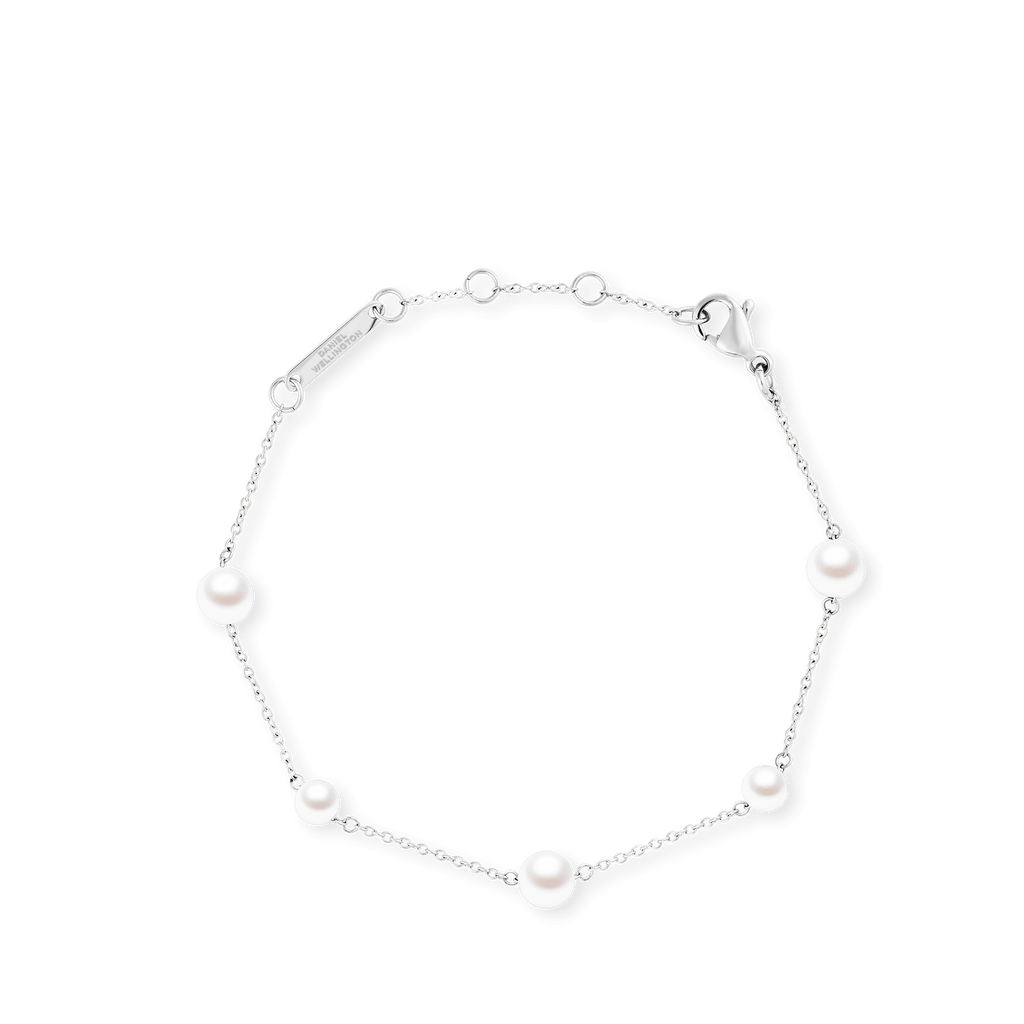 Pearl Step Bracelet Silver