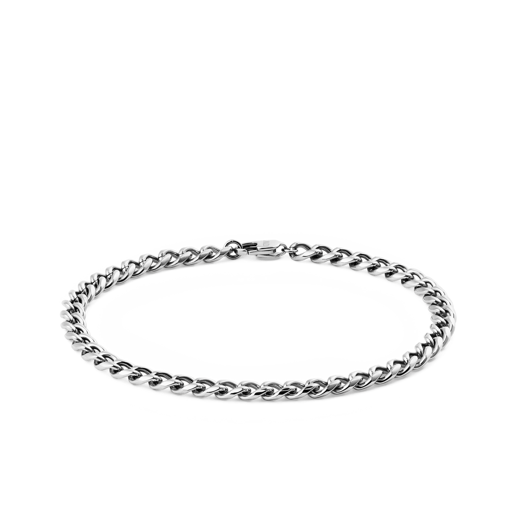 Ellipse 4mm Bracelet Silver