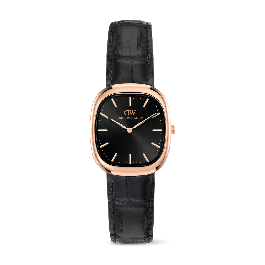 Cort Black Leather Black Rose Gold