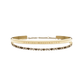 Classic Bracelet Gold & Tennis Bracelet Honey Combo Gold