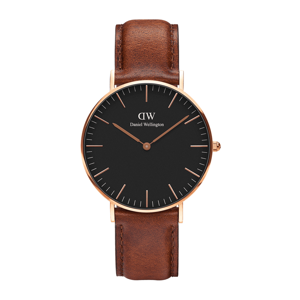 Classic Black St Mawes Rose Gold