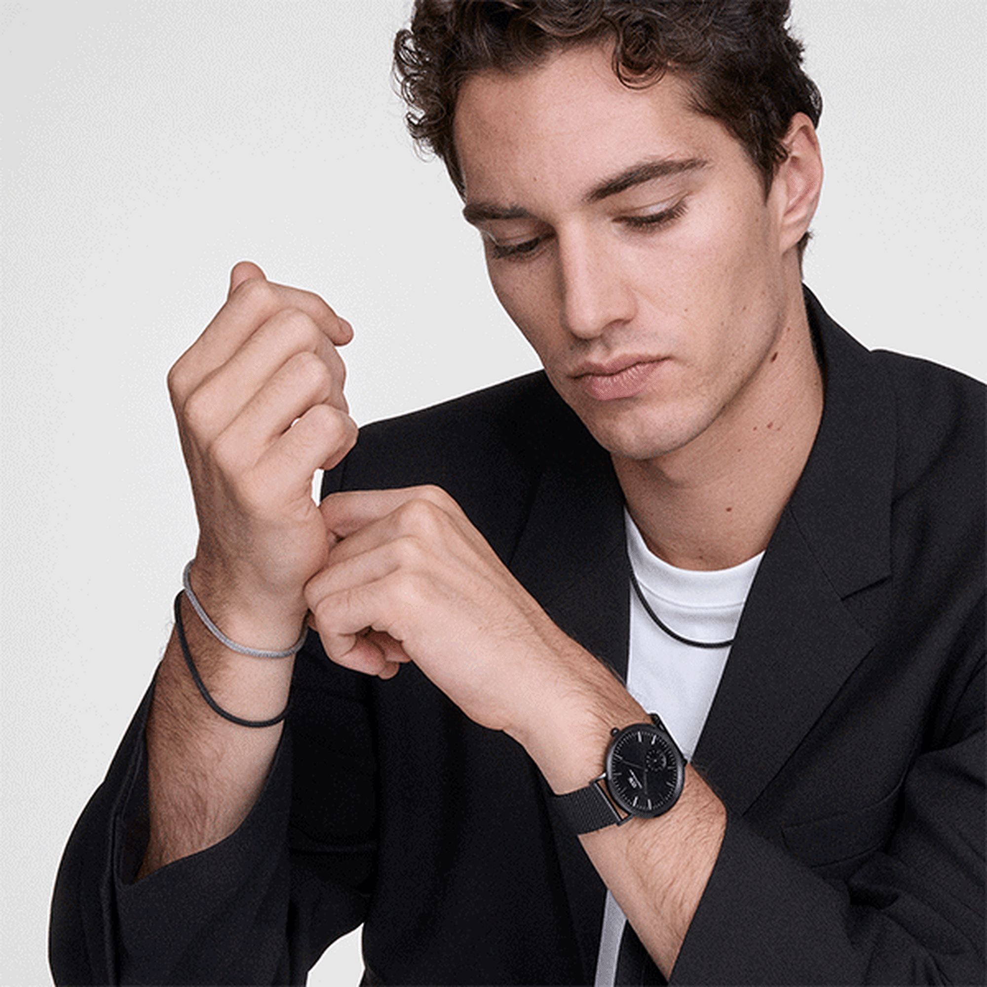 Tide Mesh Bracelet Sterling 2.8