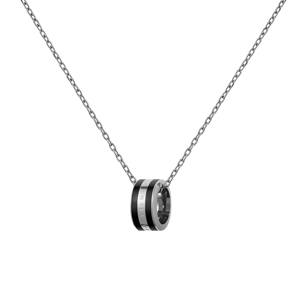 Emalie Necklace Silver Black
