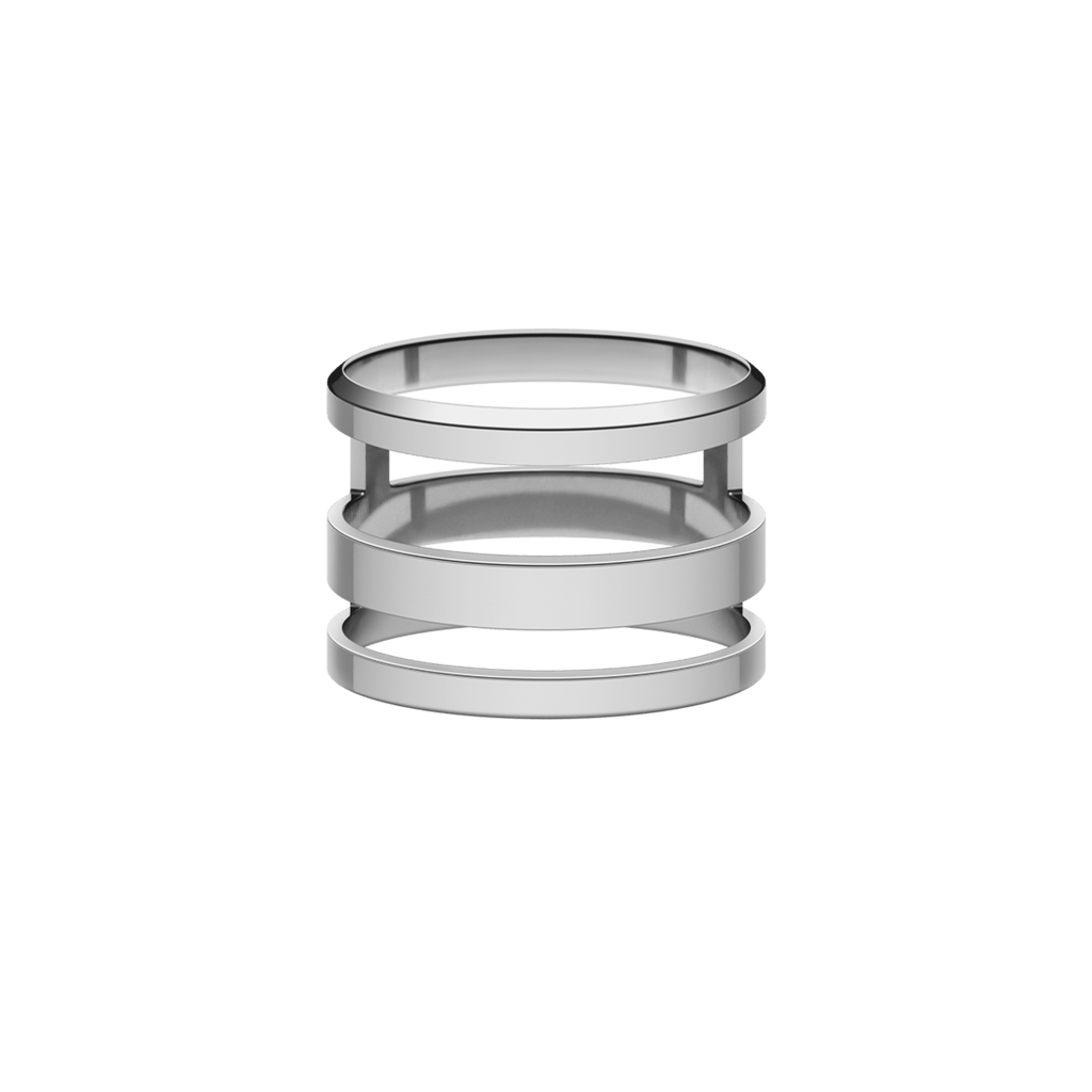 Elan Triad Ring Silver