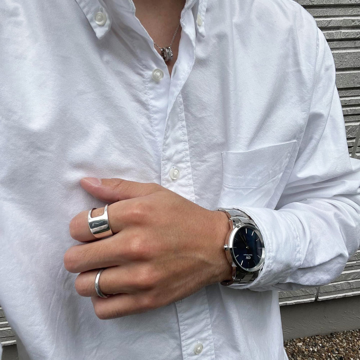 Iconic Link Black Silver