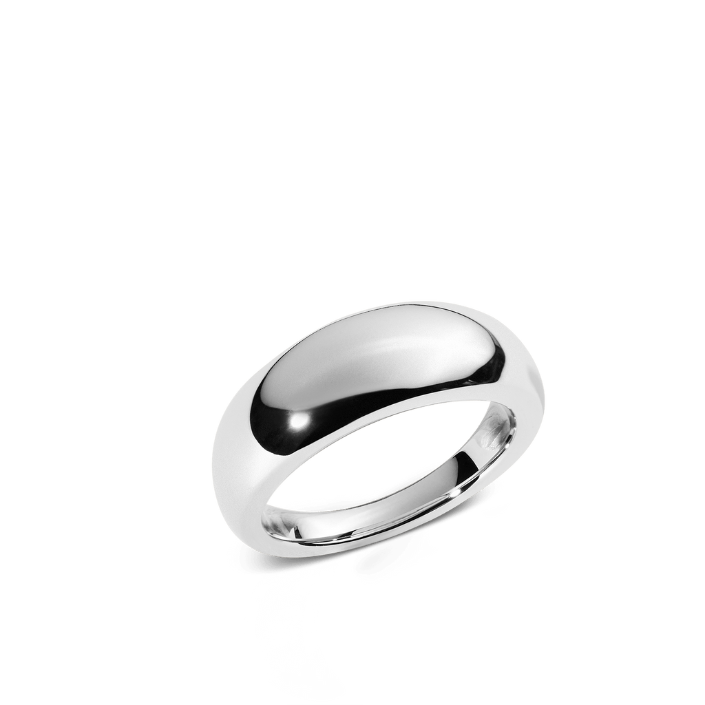 Flow Ring 8mm Silver