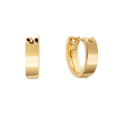 Line Earrings Polished Gold 3.5mm