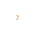 Crystal Moon Stud Gold