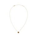 Audrey Necklace Tiger Eye Gold