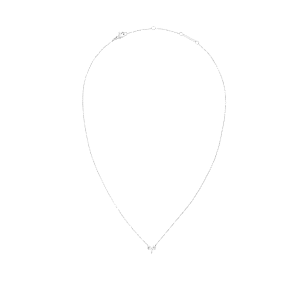 Crystal Zodiac Chain Necklace Silver