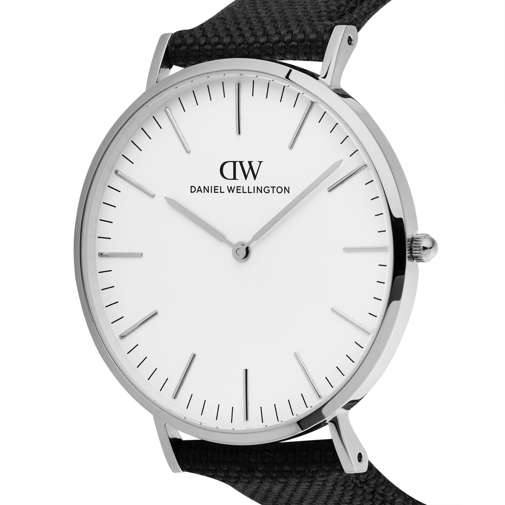 Classic Black Canvas Silver
