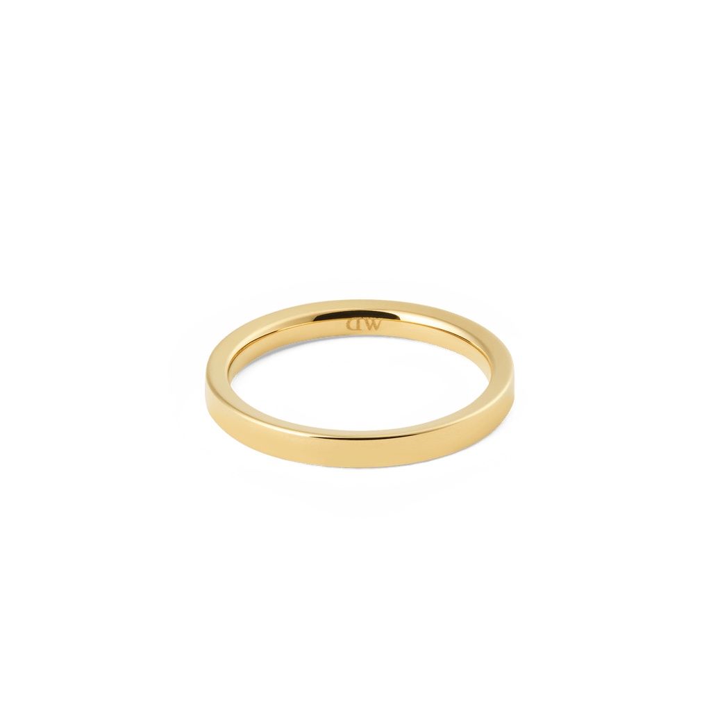 Line Ring Polished Gold 2.5mm