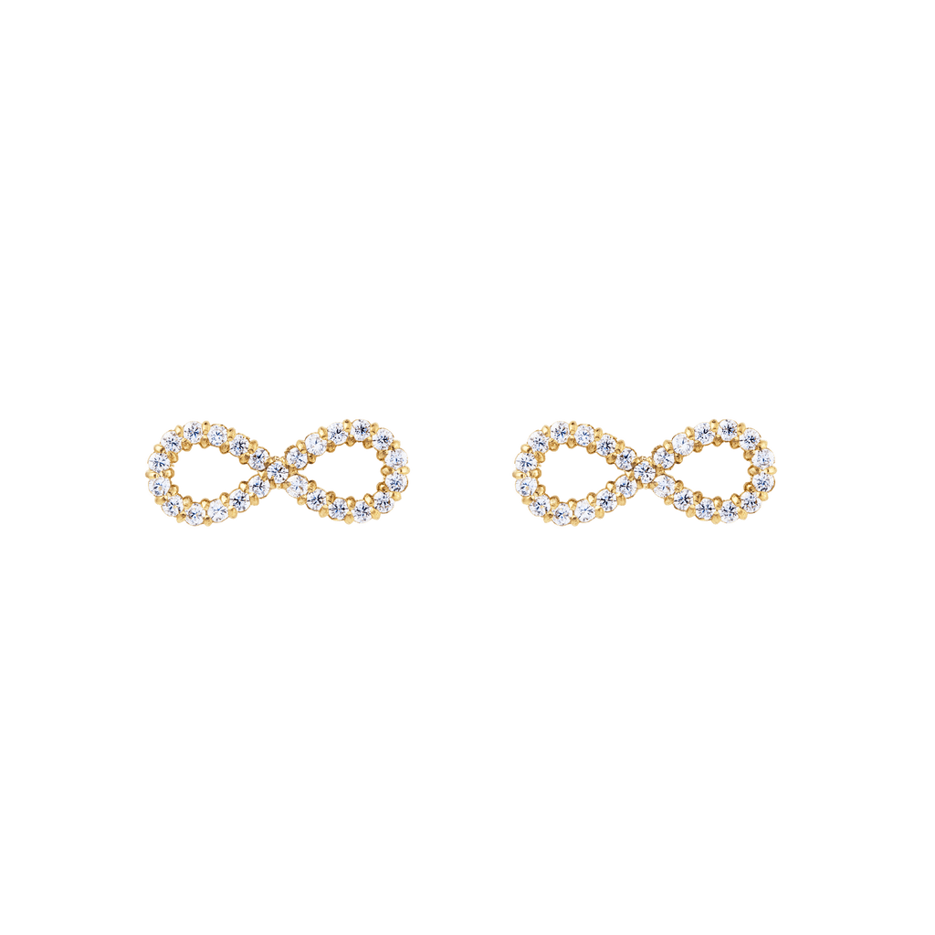 Mirelle Infinity Earrings Gold