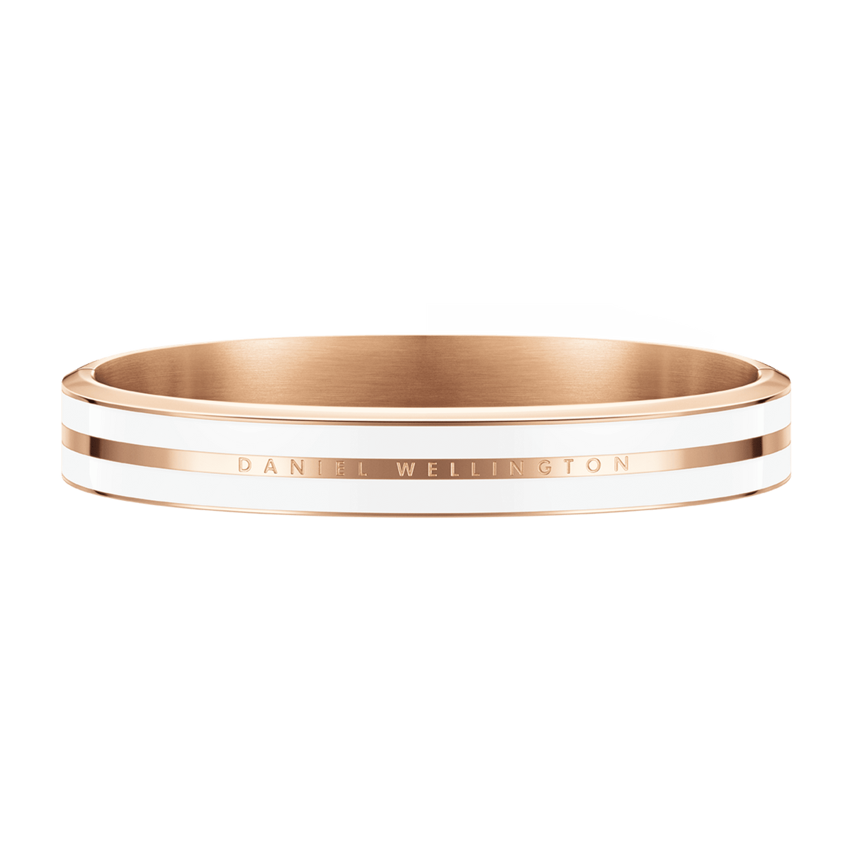 Emalie Infinite Rose Gold Satin White