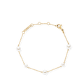 Pearl Step Bracelet Gold