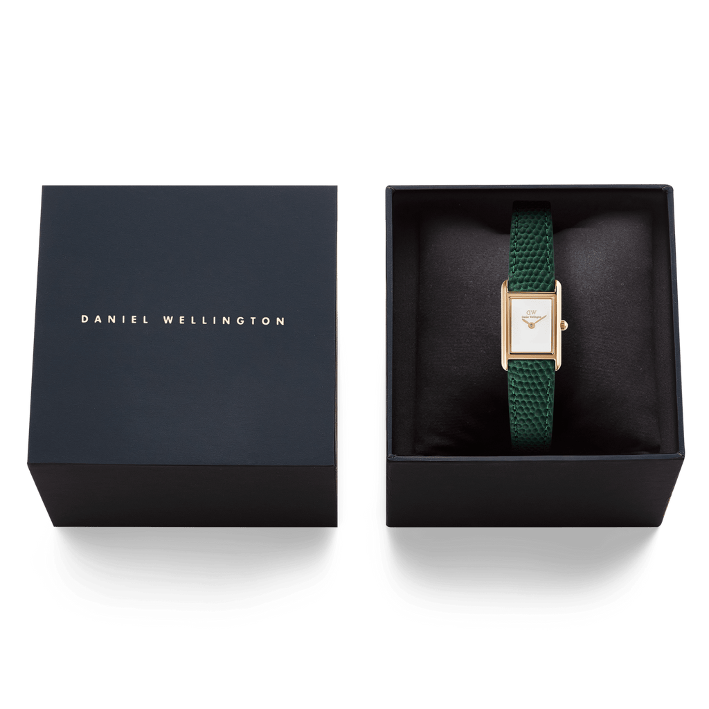 Bound Mini Green Lizard Rose Gold