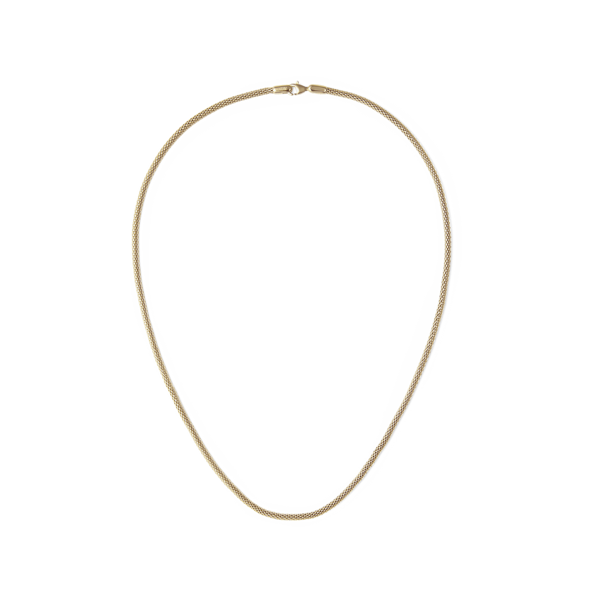 Tide Mesh Necklace Gold 2.8