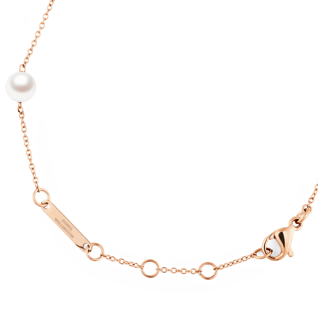 Pearl Step Bracelet Rose Gold