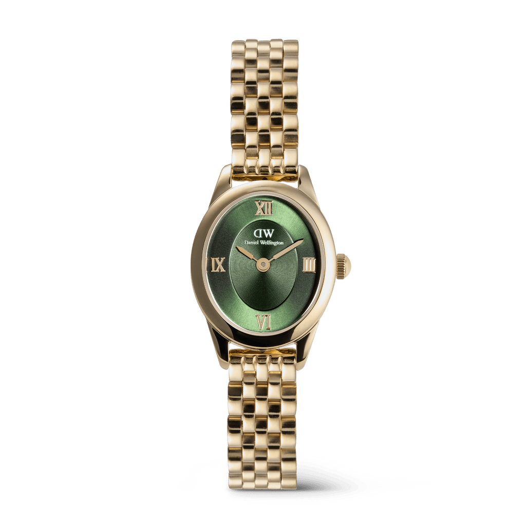Ophelia Mini Emerald Gold