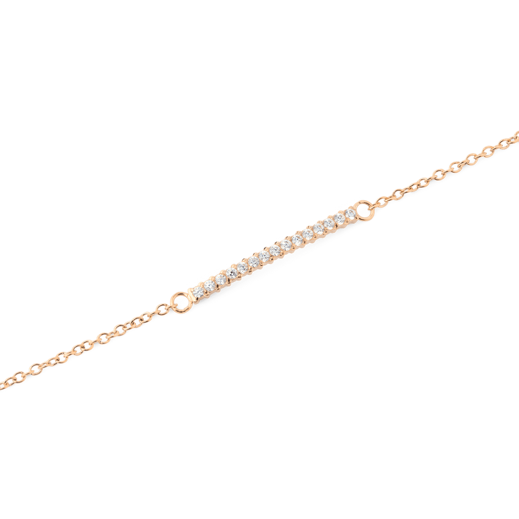 Mirelle Eternity Bracelet Rose Gold