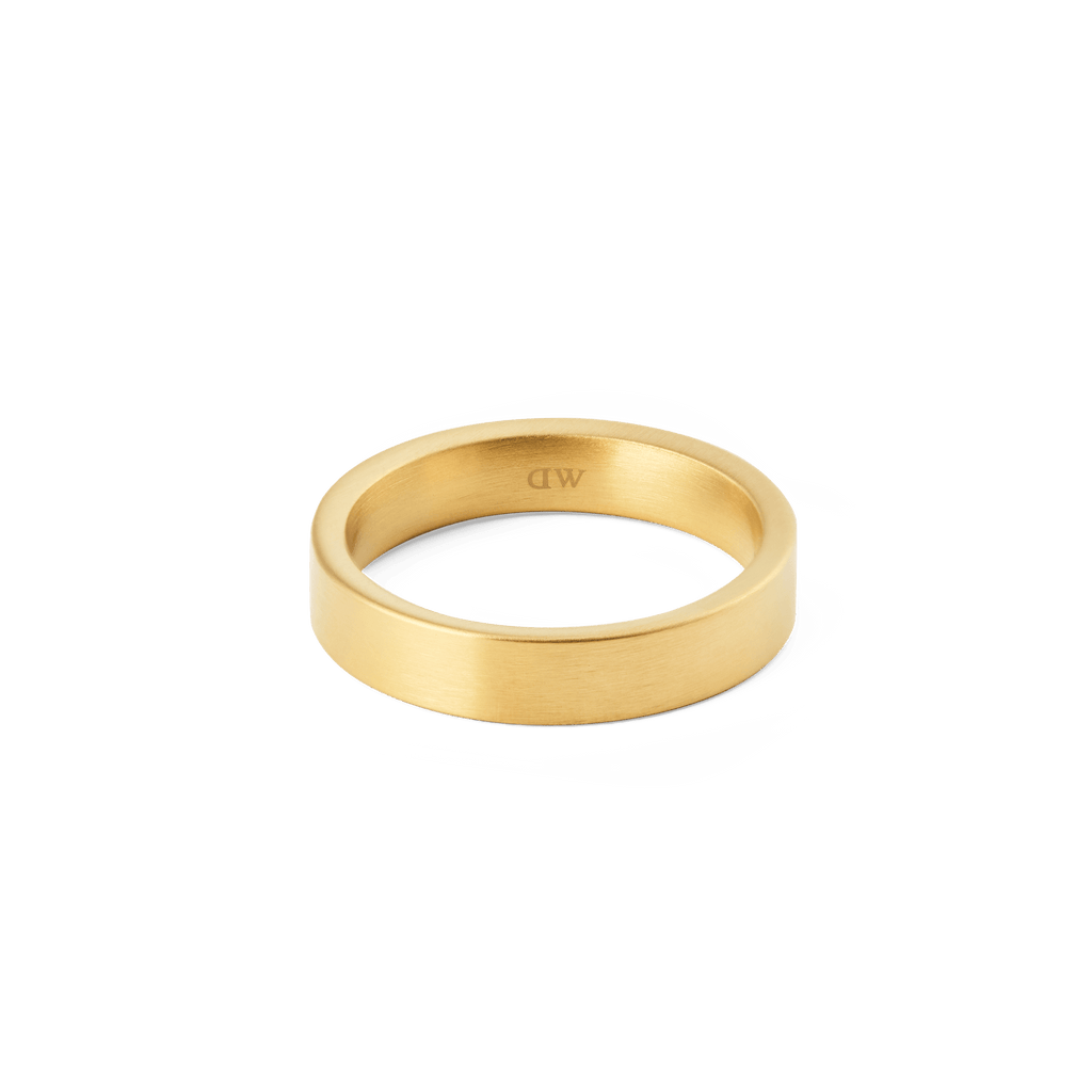 Line Ring Brushed Gold 4.5mm