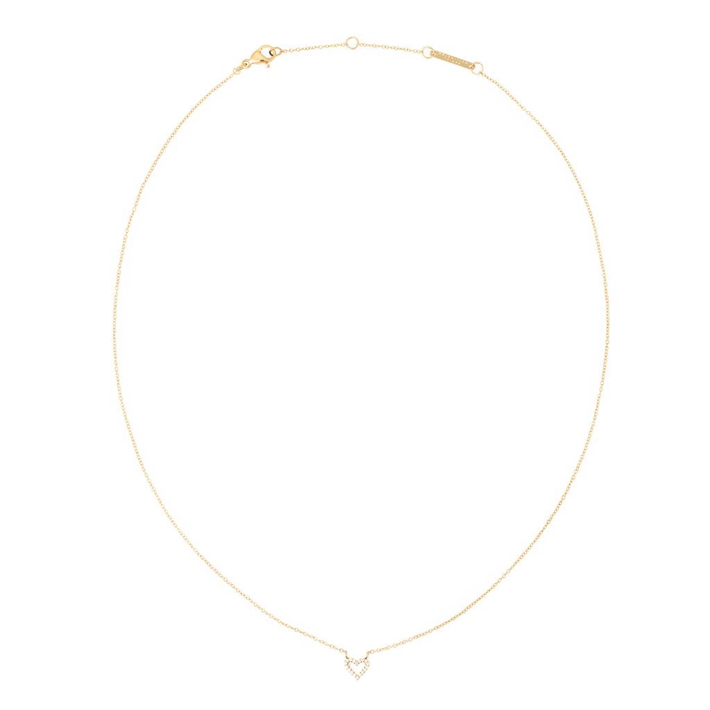 Mirelle Heart Necklace Gold