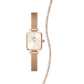 Quadro Mini Champagne Melrose + Tennis Necklace