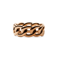 Chunky Chain Ring Rose Gold