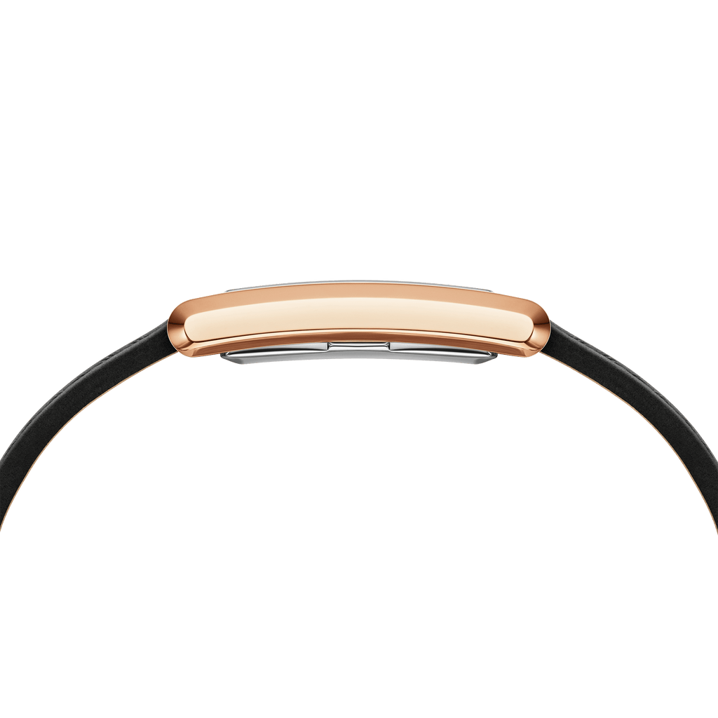 Bound Black Crocodile Rose Gold