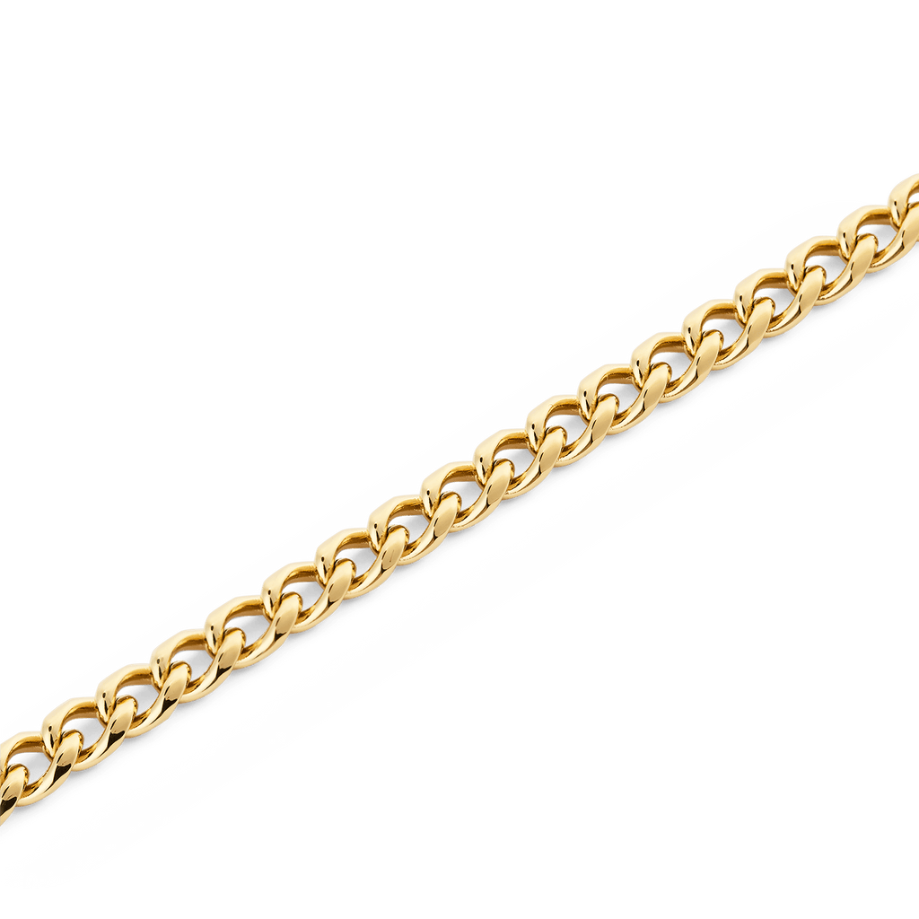 Ellipse 4mm Necklace Gold