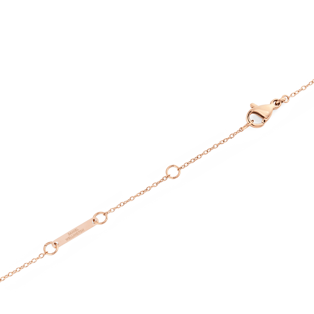 Pearl Trio Necklace Rose Gold