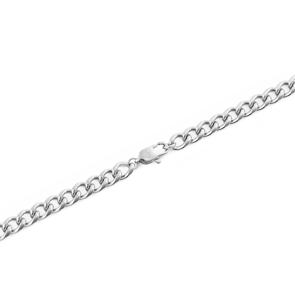 Ellipse 4mm Necklace Silver