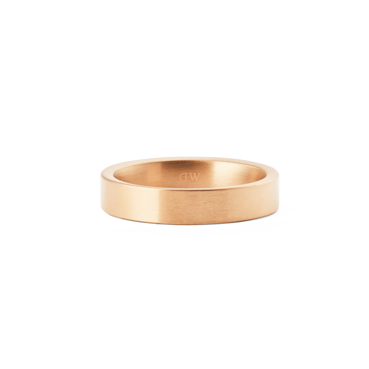 Line Ring Brushed Rose Gold 4.5mm