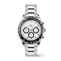Iconic Tachymeter 3-Link Silver