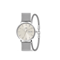 Classic Day Display & Tide Bracelet Silver Set