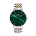 Classic 7-Link Emerald Two Tone